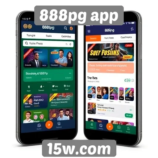 Interface do 888pg app é amigável para novos usuários